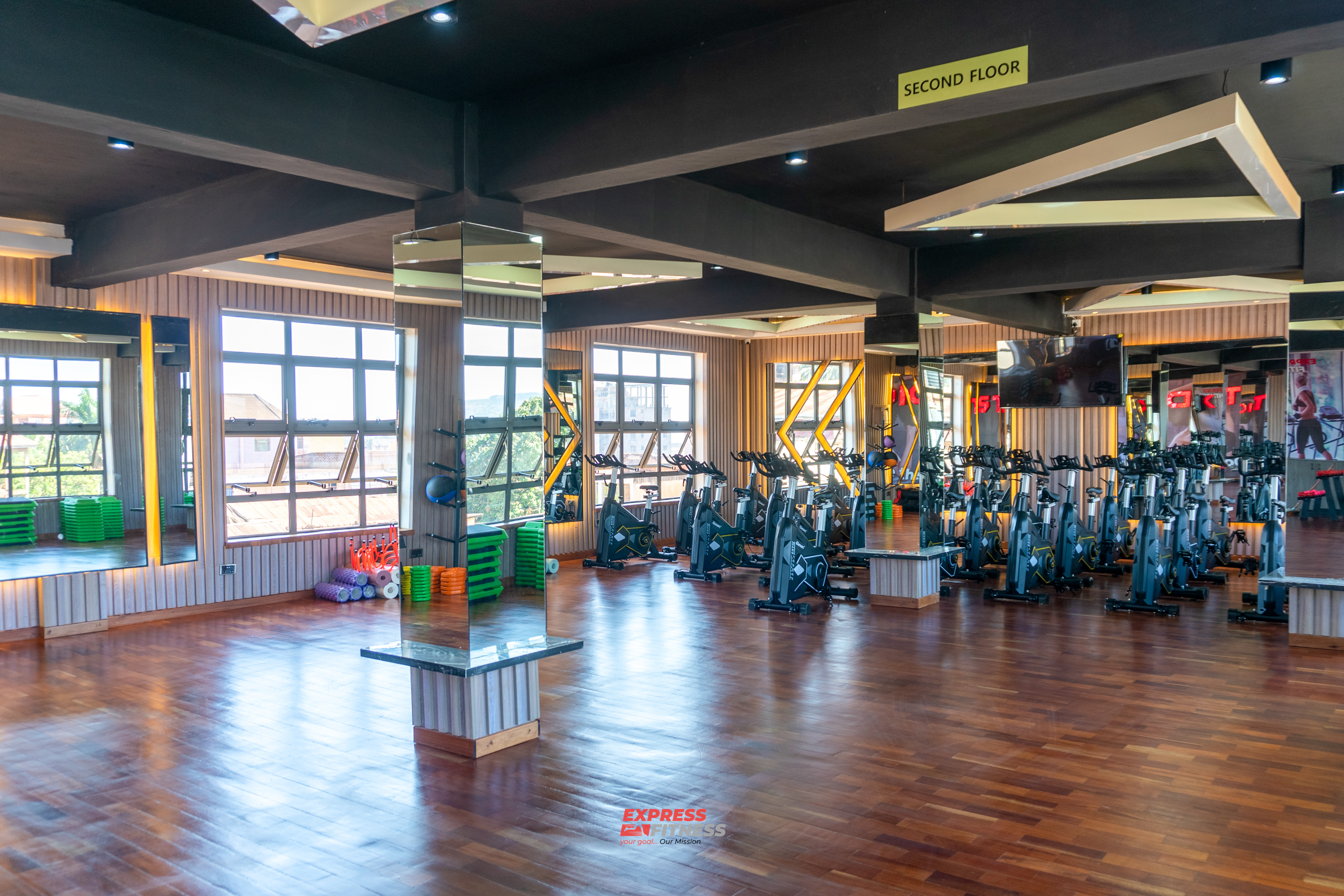 Treadmills and weights